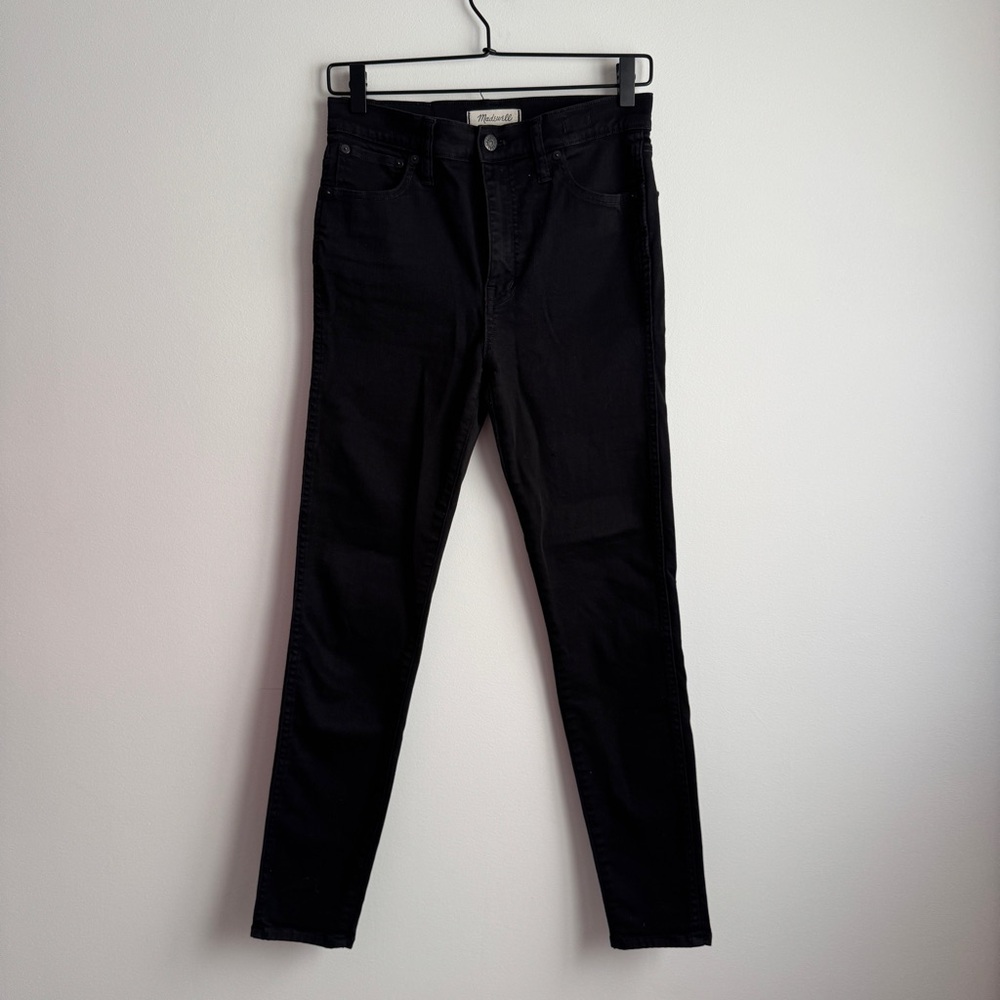 Madewell Black High Rise Skinny Jeans Size 28